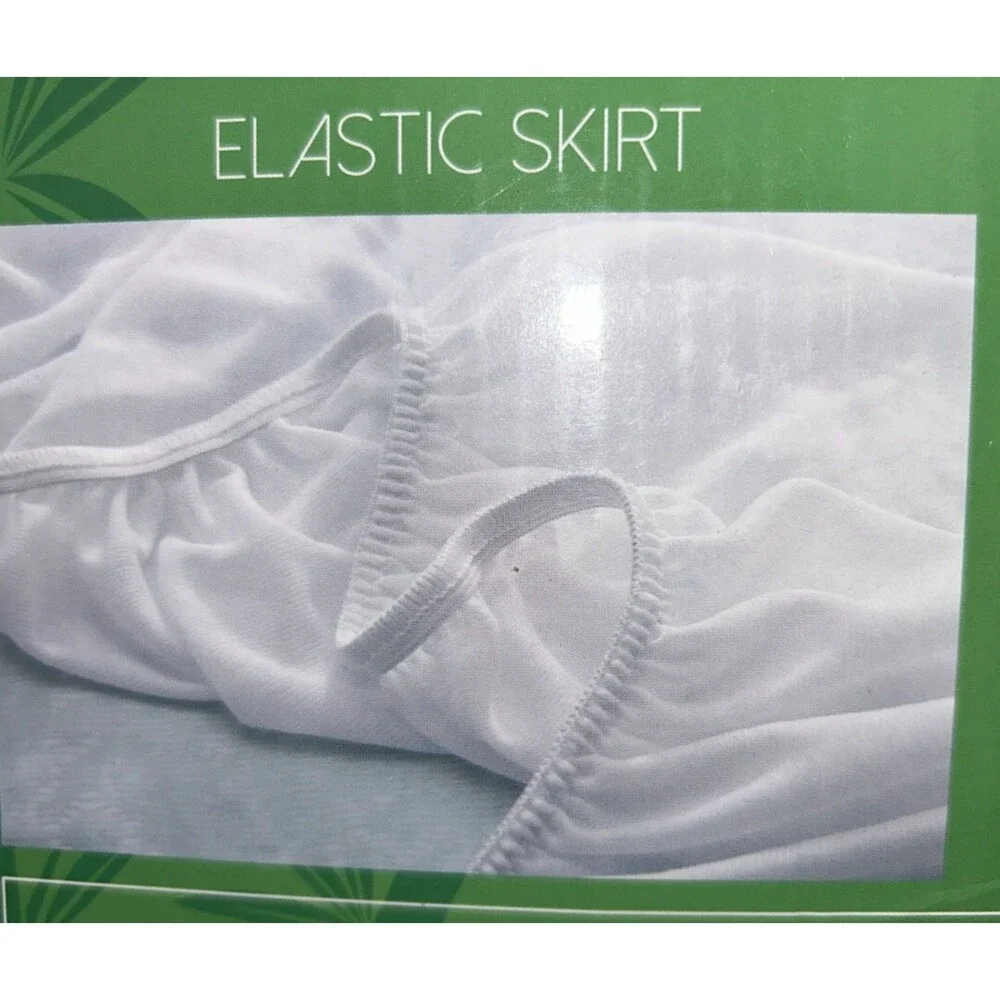 GOONIK Queen Mattress Protector, Breathable Bamboo Viscose Waterproof - NEW